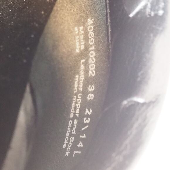 Dansko Black Silver Floral Patent Leather Clogs XP 2.0 EU 38 US 7.5-8 Profession - Picture 7 of 11